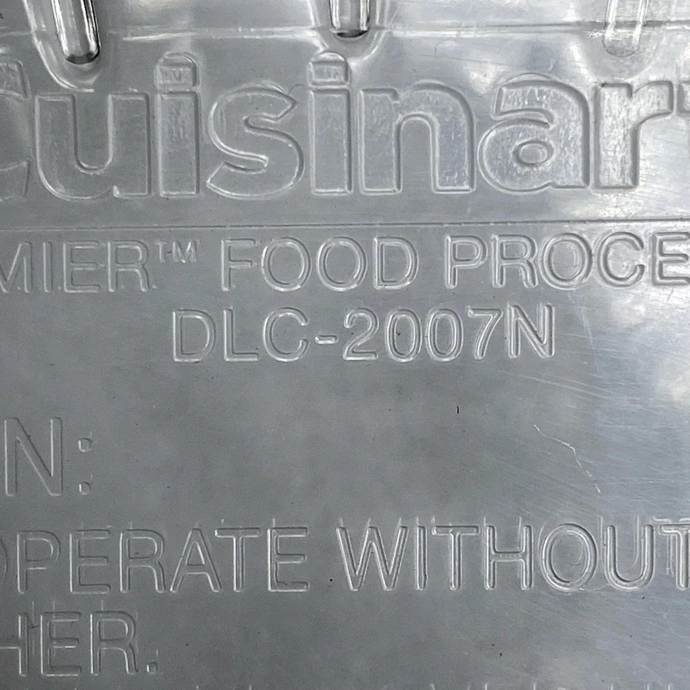 Cuisinart DLC-2007N Prep 7 Food Processor Replacement Lid Cover & Sleeve Chute